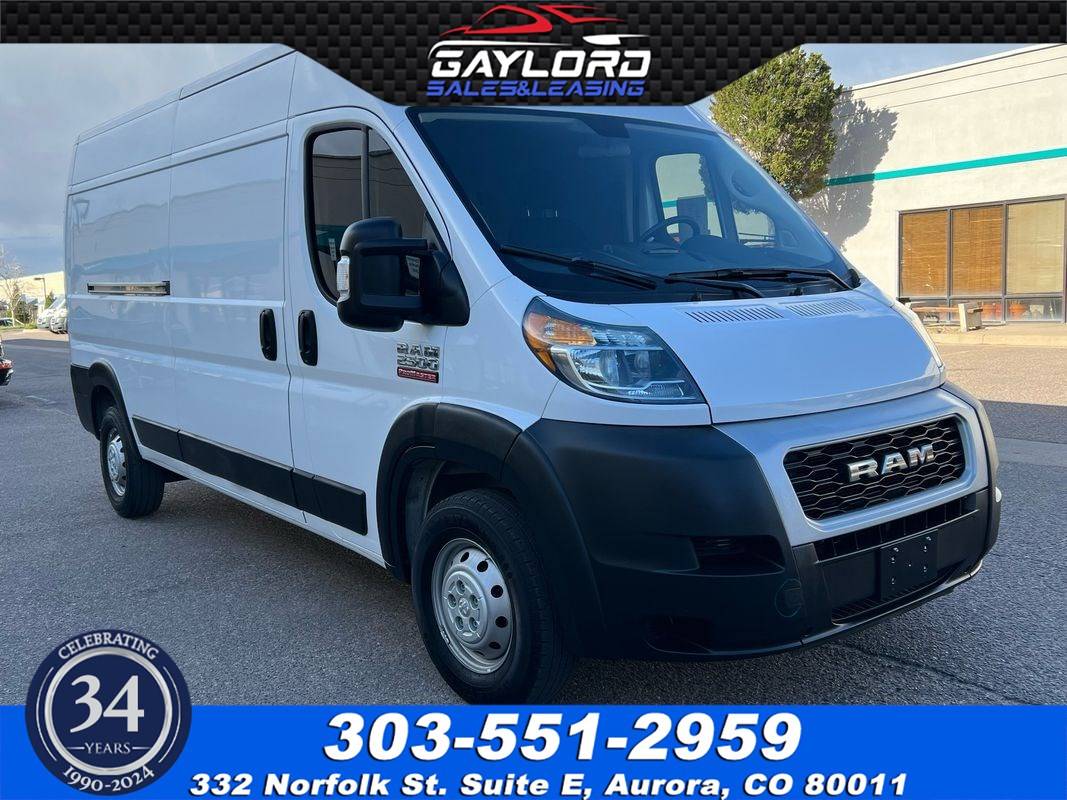 2021 Ram ProMaster Cargo Van 2500 — Cargo Van — 34,760 mi — Aurora, CO