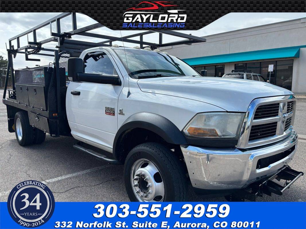 2012 Ram 5500 ST — Chassis Cab Truck — 110,078 mi — Aurora, CO