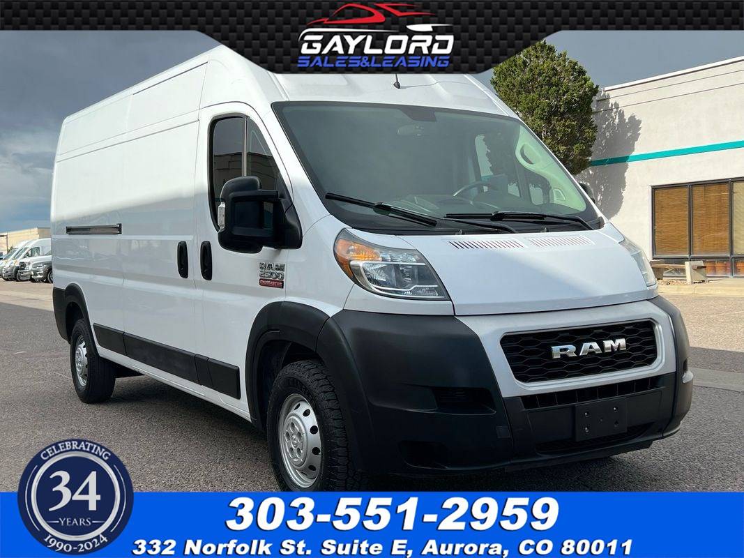 2020 Ram ProMaster Cargo Van 2500 — Cargo Van — 38,399 mi — Aurora, CO