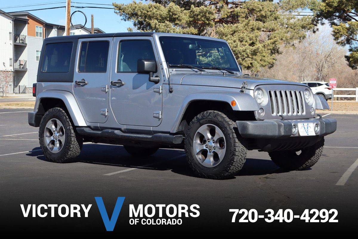 2017 Jeep Wrangler Sahara — SUV — 91,095 mi — Longmont, CO