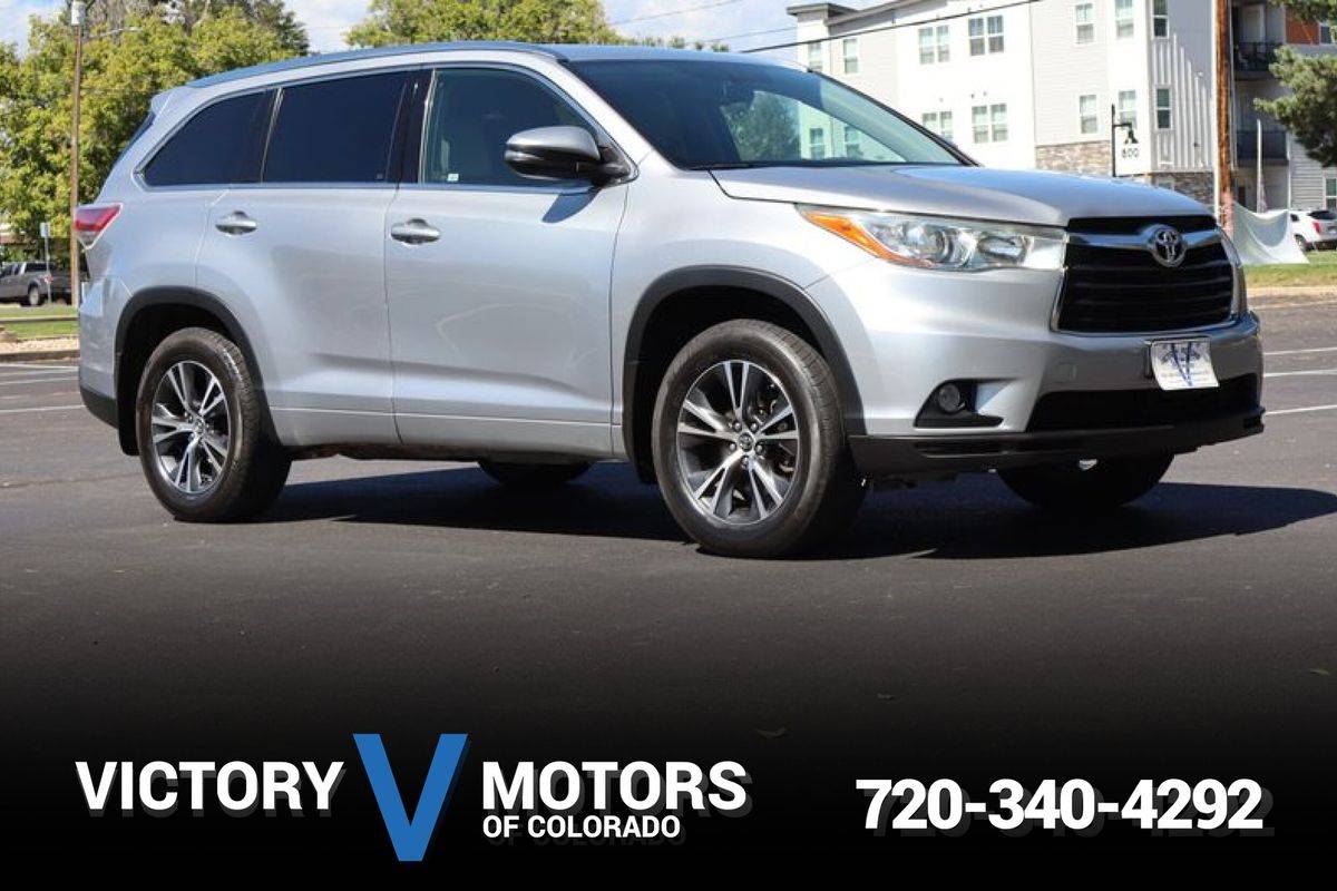 2016 Toyota Highlander XLE — SUV — 123,896 mi — Longmont, CO