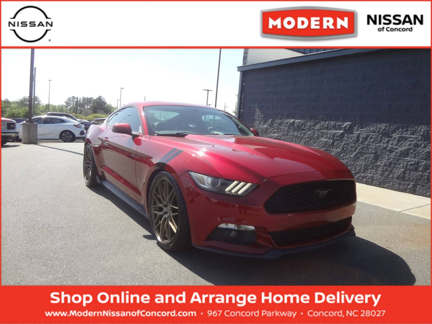 2015 Ford Mustang EcoBoost Premium — Coupe — 78,739 mi — Concord, NC