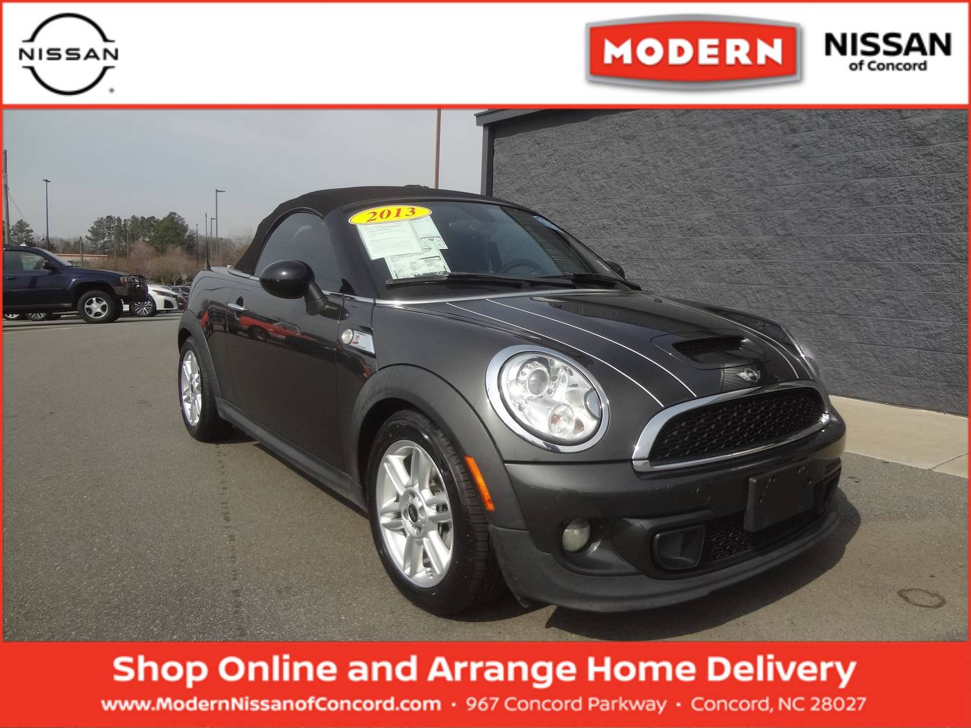 2013 MINI Cooper Roadster Cooper — Convertible — 78,713 mi — Concord, NC