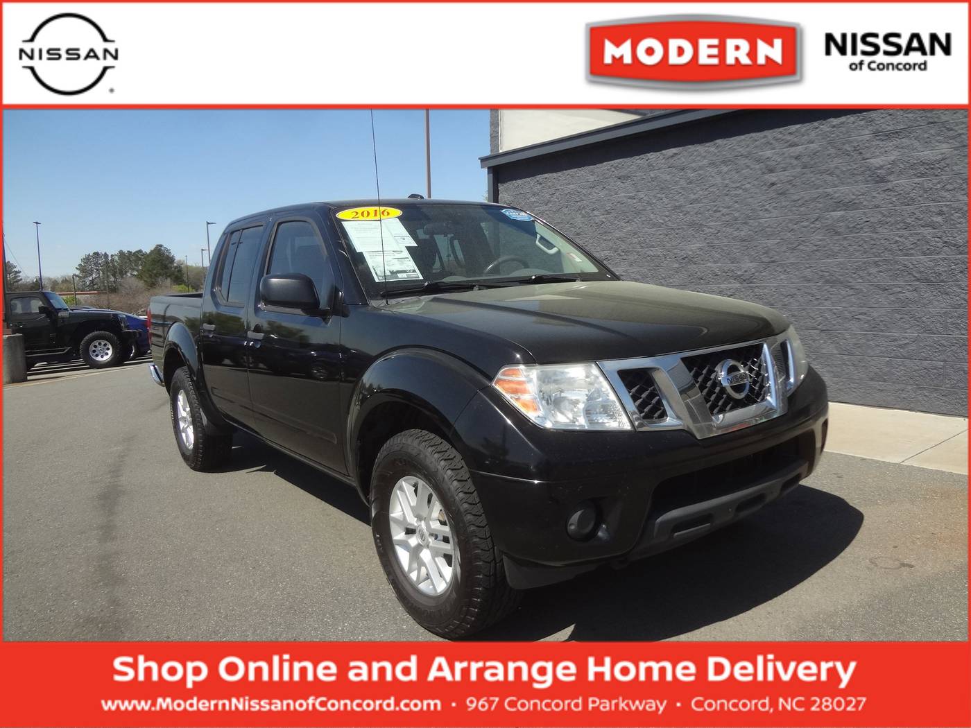 2016 Nissan Frontier SV — Pickup Truck — 125,306 mi — Concord, NC