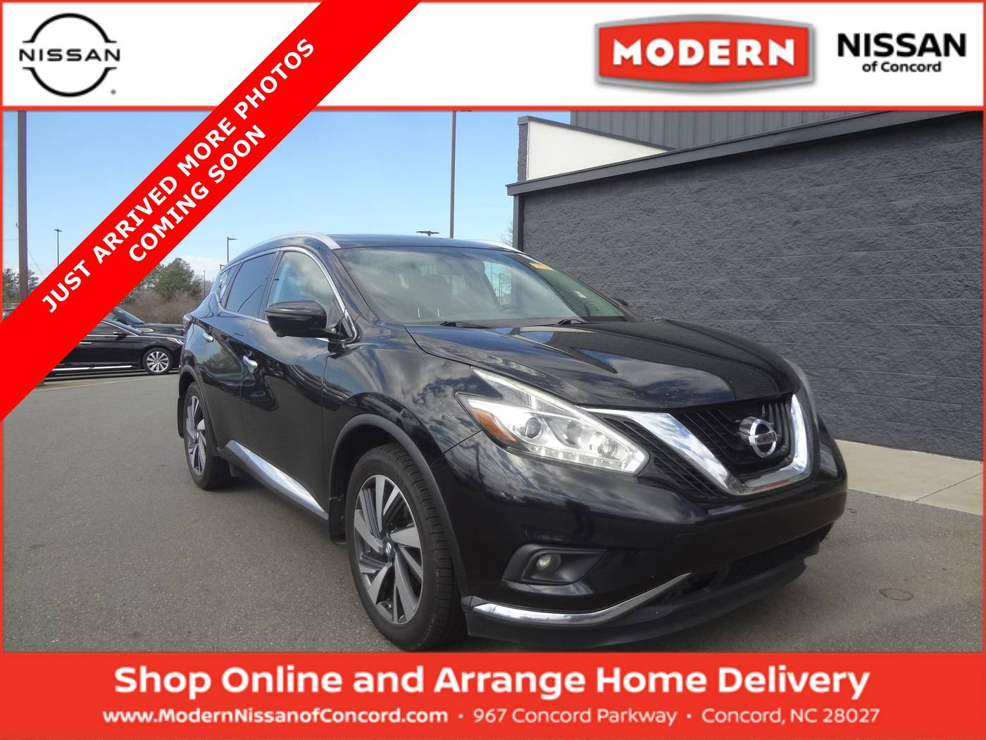 2017 Nissan Murano Platinum — SUV — 119,938 mi — Concord, NC