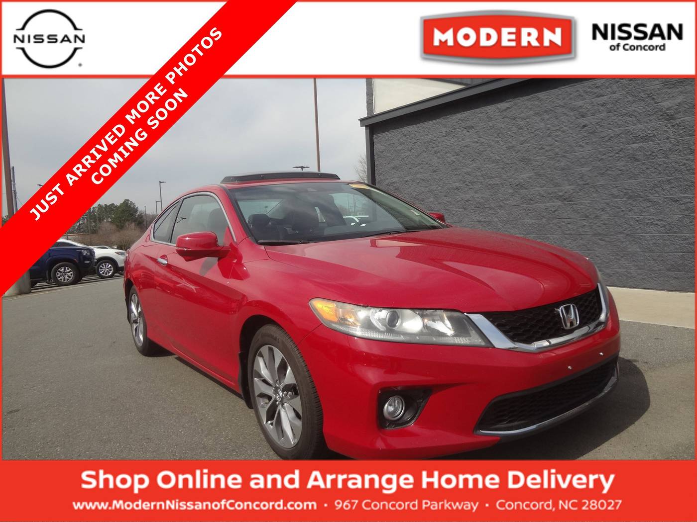 2015 Honda Accord EX-L — Coupe — 112,536 mi — Concord, NC