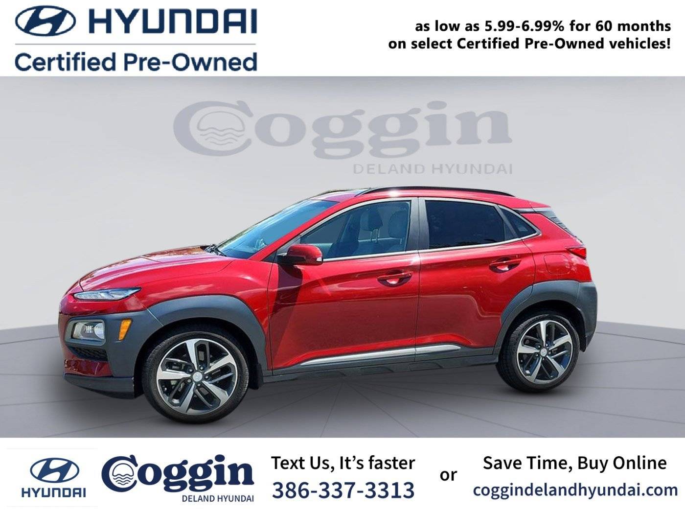 2021 Hyundai Kona Ultimate — SUV — 14,186 mi — Deland, FL