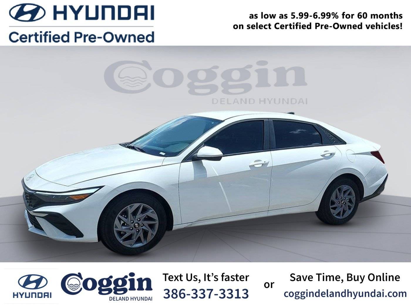 2025 Hyundai Elantra Hybrid Blue — Sedan — 7,944 mi — Deland, FL