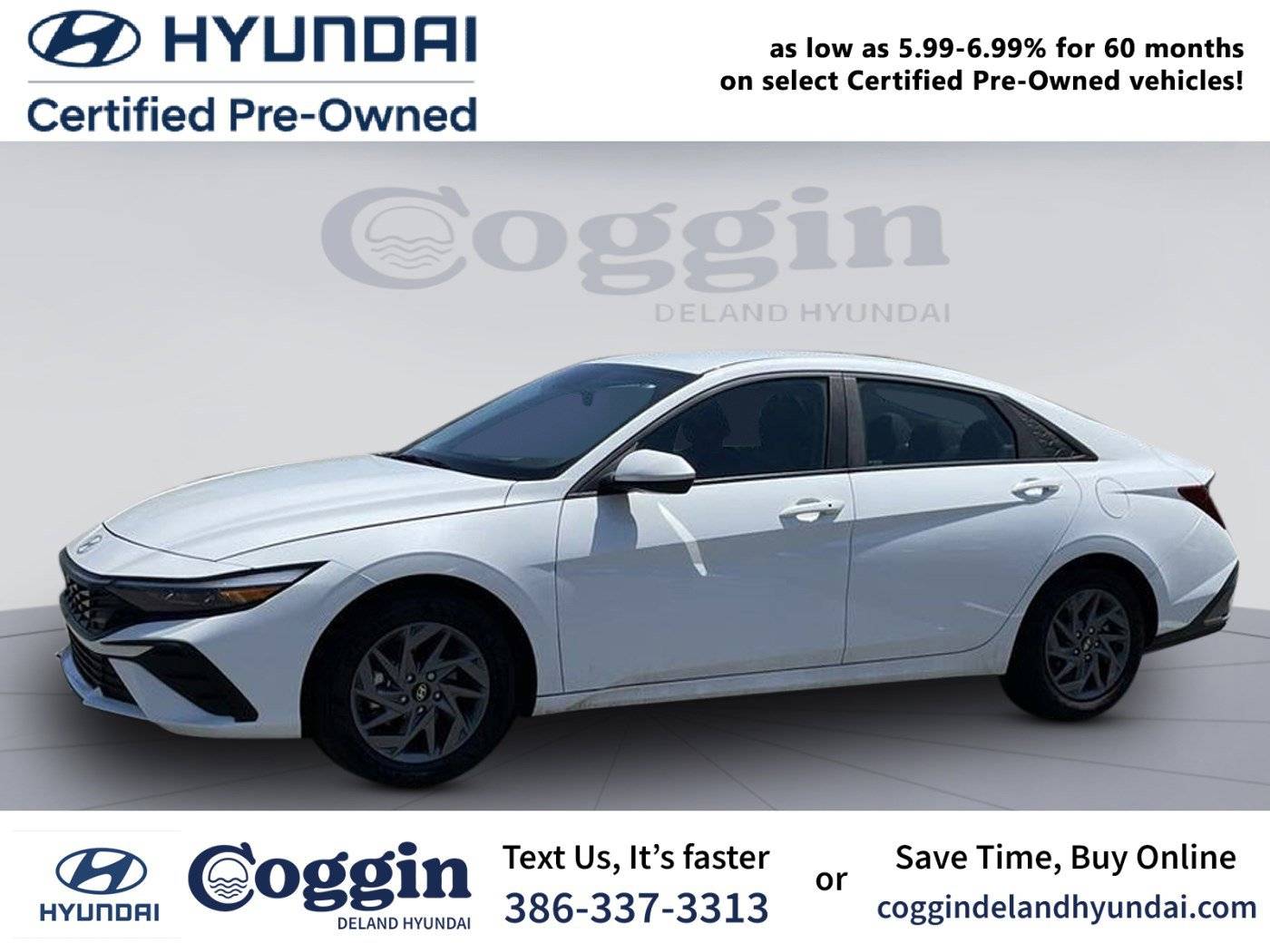 2024 Hyundai Elantra Hybrid Blue — Sedan — 2,365 mi — Deland, FL