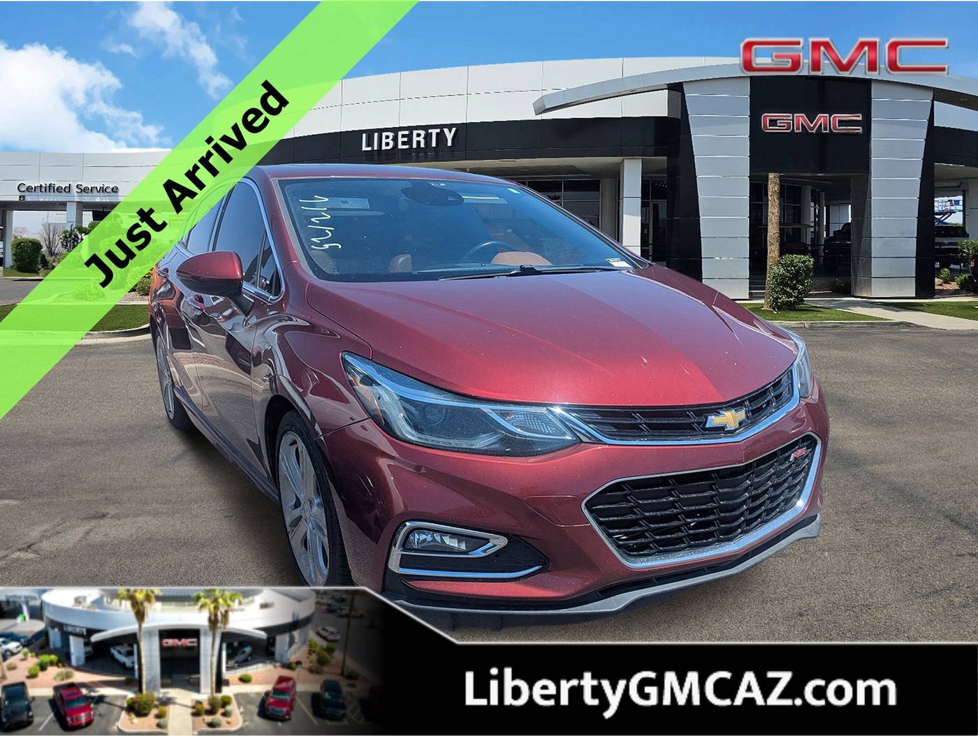 2016 Chevrolet Cruze Premier — Sedan — 98,782 mi — Peoria, AZ