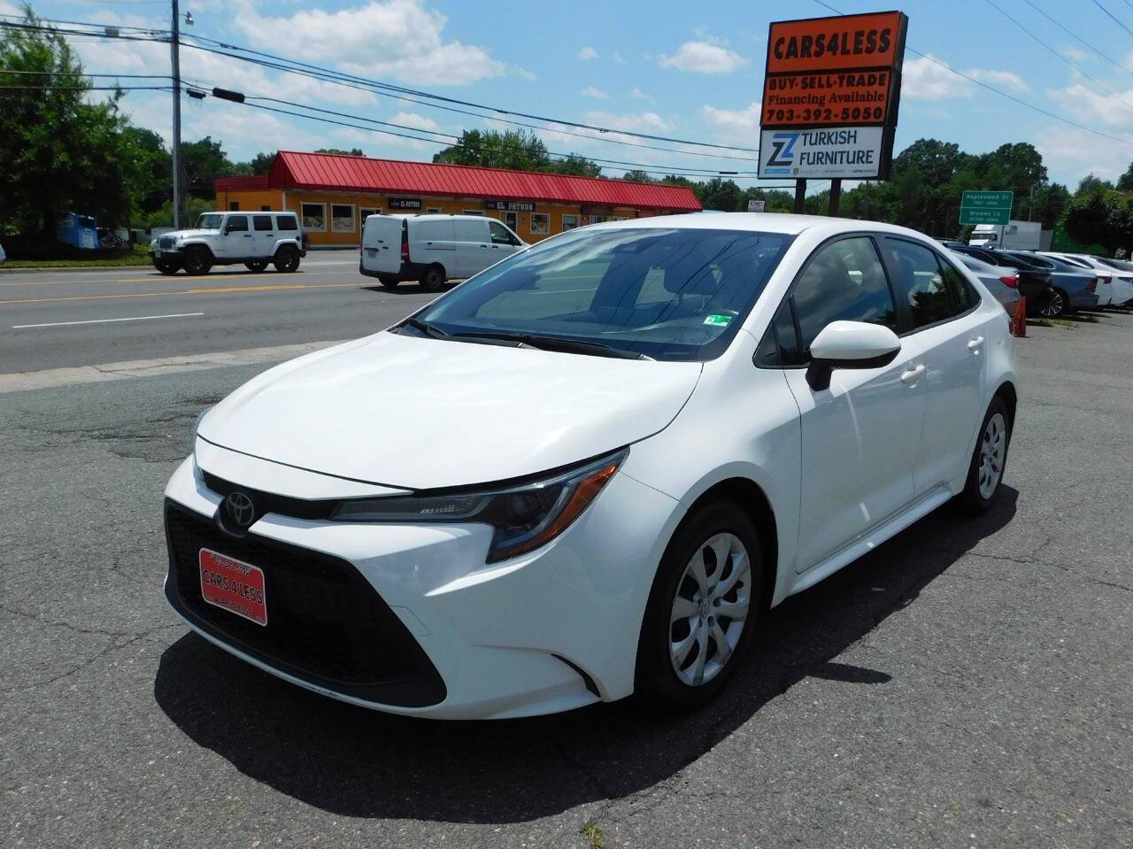 2020 Toyota Corolla LE — Sedan — 105,000 mi — Manassas, VA