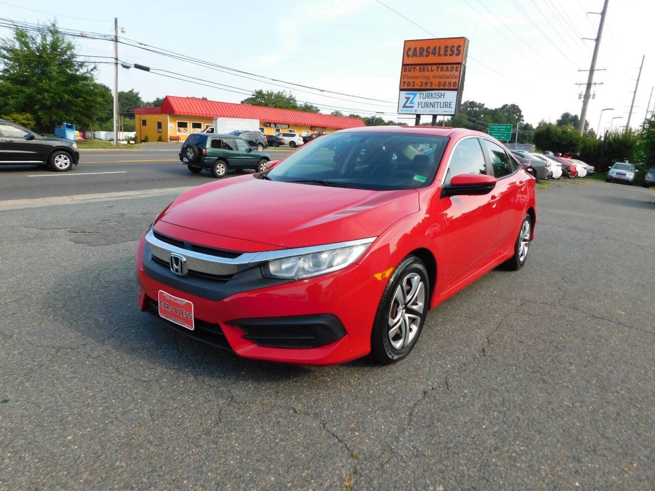 2016 Honda Civic LX — Sedan — 67,000 mi — Manassas, VA