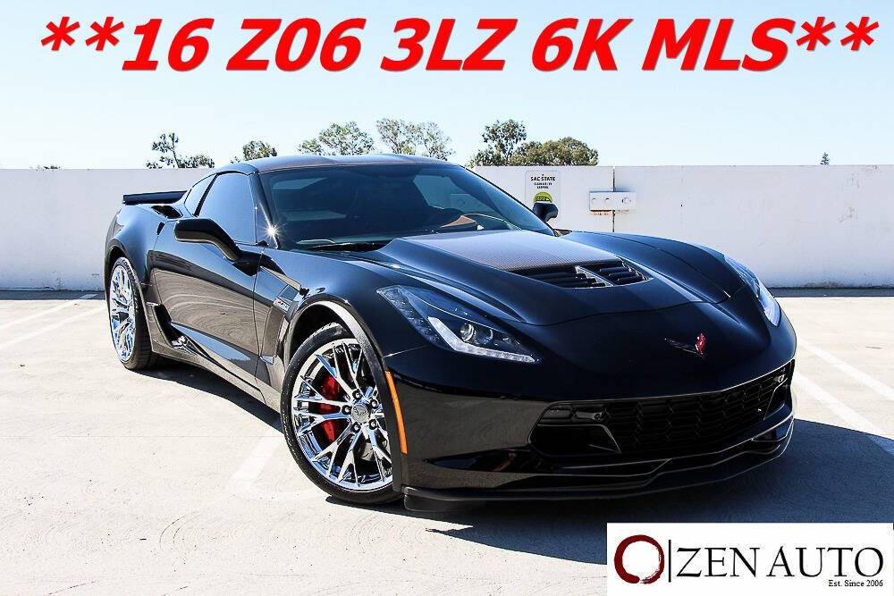 2016 Chevrolet Corvette Z06 3LZ — Coupe — 6,119 mi — Sacramento, CA