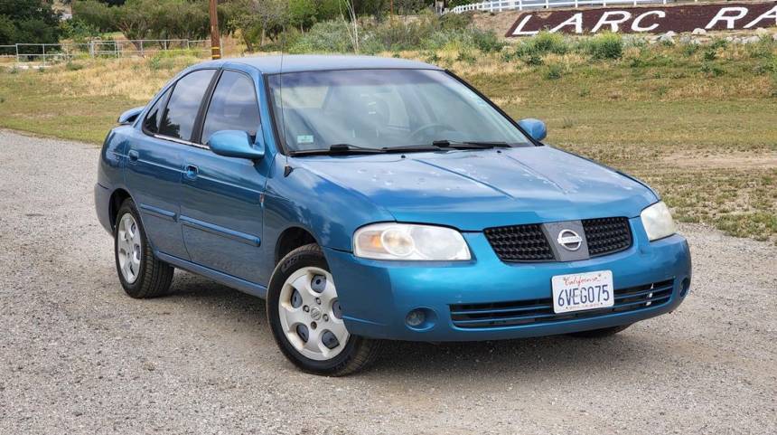 2004 nissan sentra blue