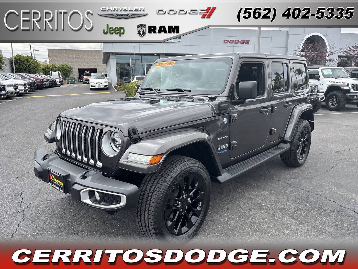 2021 Jeep Wrangler Sahara 4xe — SUV — 58,207 mi — Cerritos, CA