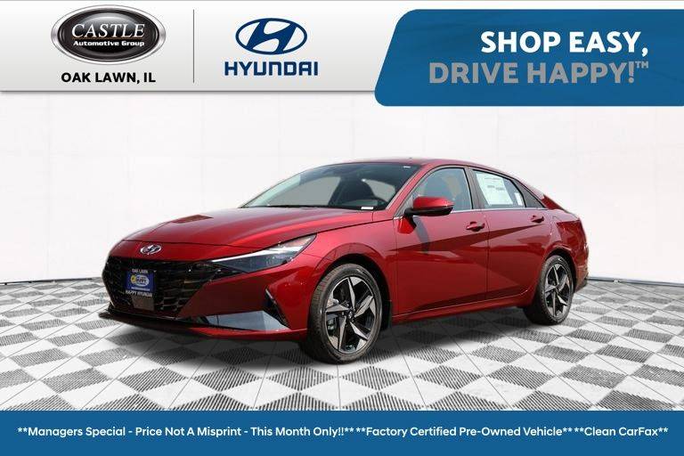 2023 Hyundai Elantra Hybrid Limited — Sedan — 13,911 mi — Oak Lawn, IL