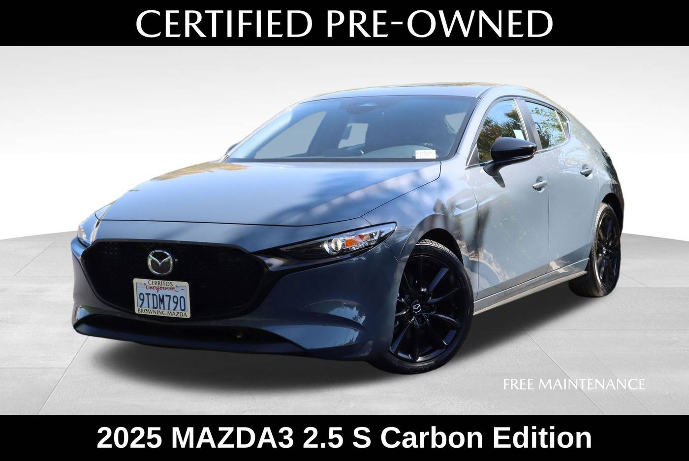 2025 Mazda Mazda3 2.5 S Carbon Edition — Hatchback — 2,820 mi — Cerritos, CA