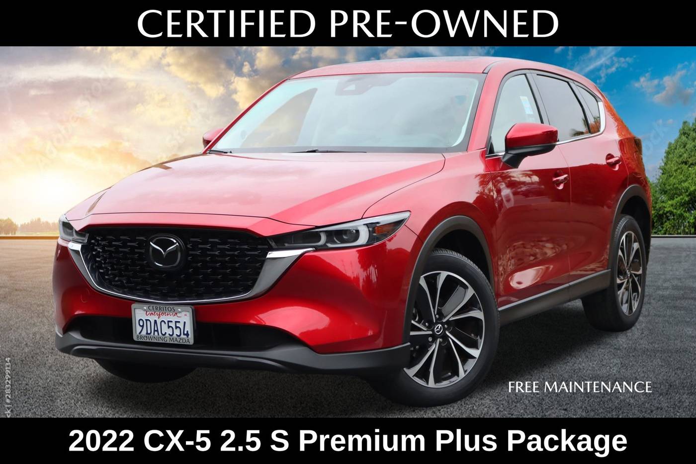 2022 Mazda CX-5 2.5 S Premium Plus — SUV — 14,316 mi — Cerritos, CA