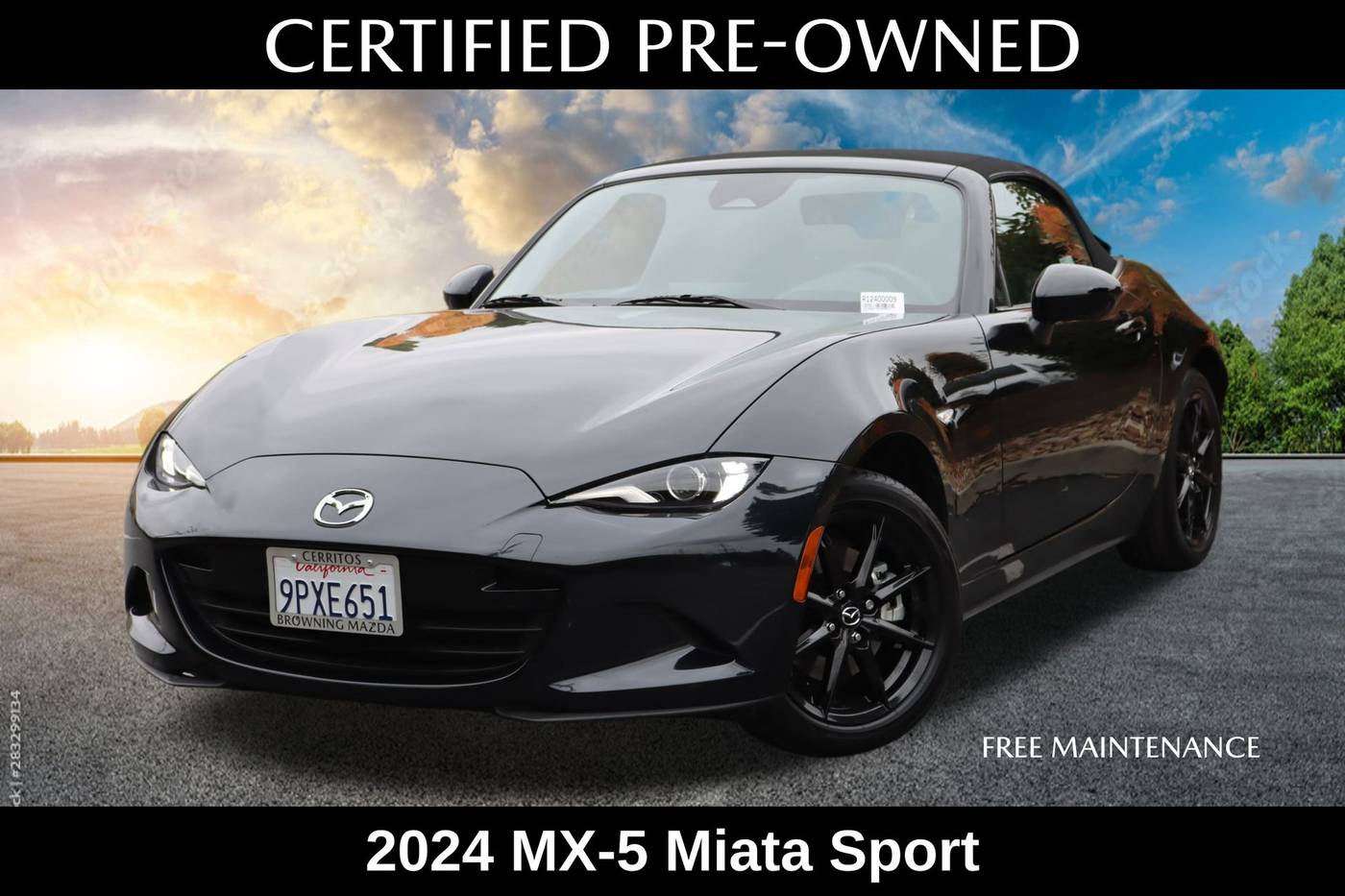 2024 Mazda MX-5 Miata Sport — Convertible — 2,276 mi — Cerritos, CA