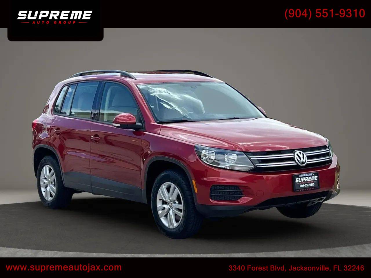 2016 Volkswagen Tiguan S — SUV — 80,555 mi — Jacksonville, FL