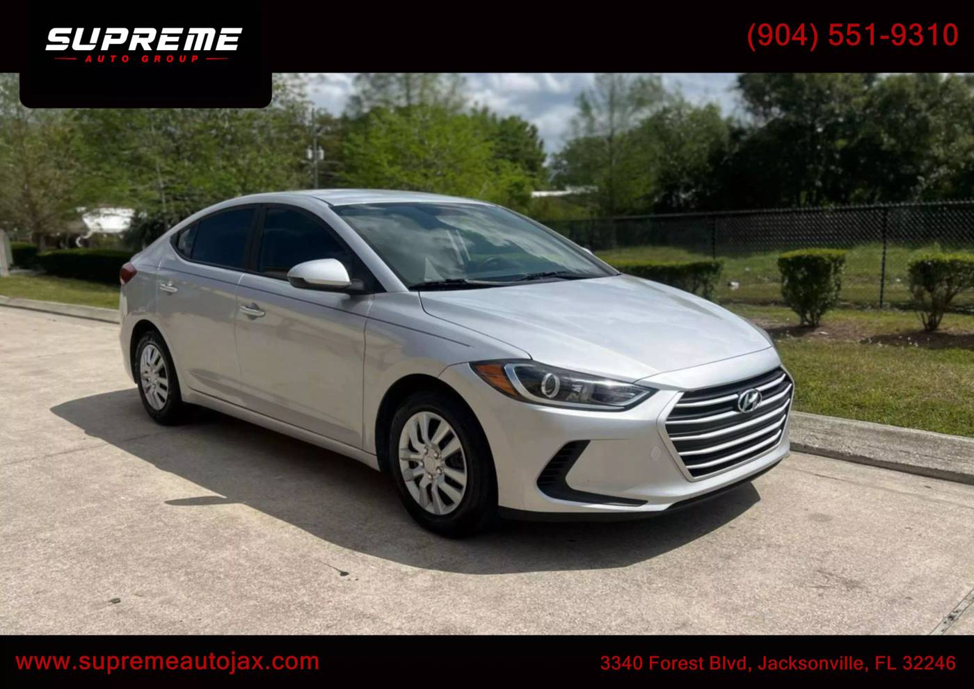 2017 Hyundai Elantra SE — Sedan — 78,548 mi — Jacksonville, FL