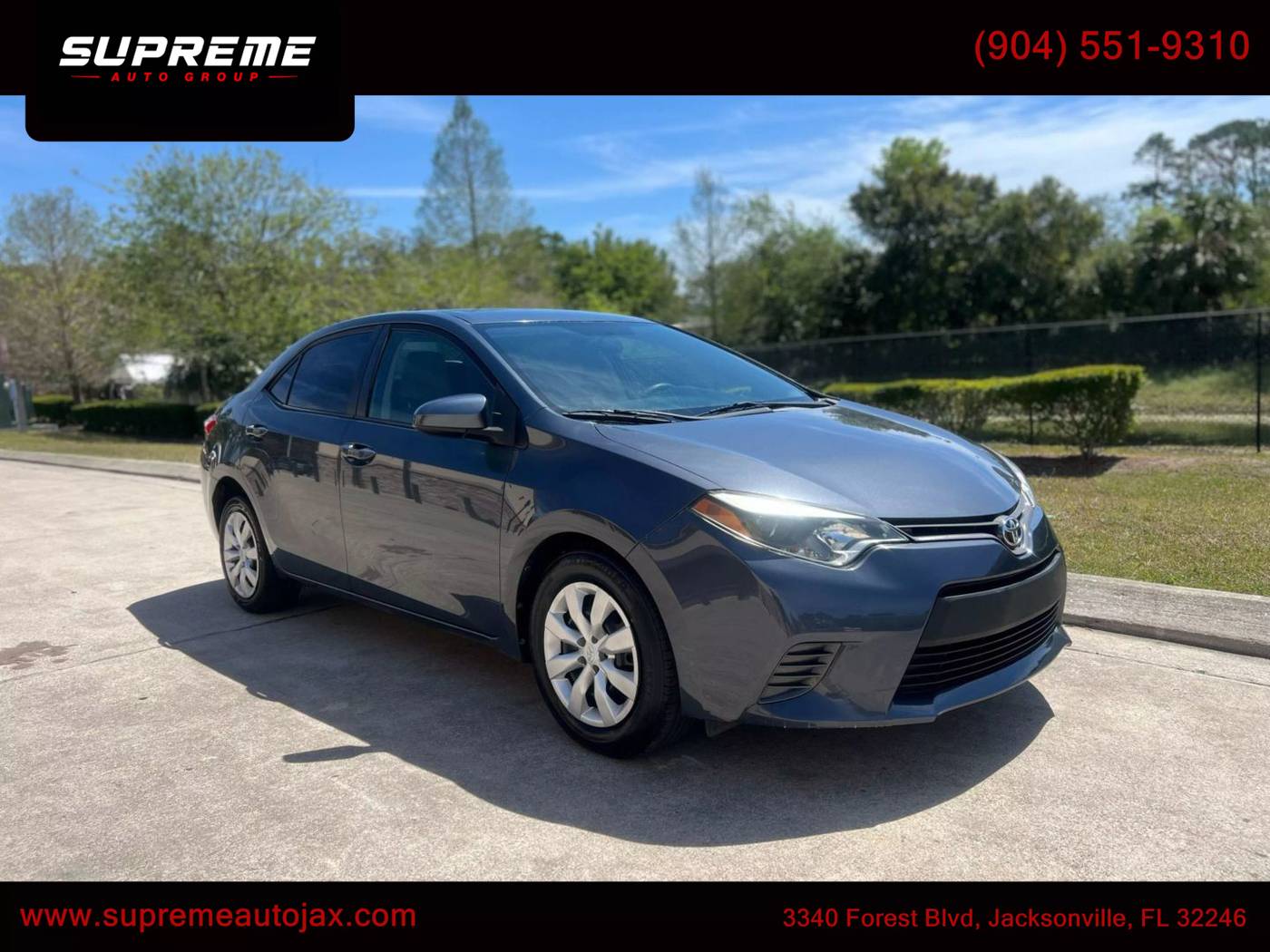 2016 Toyota Corolla LE — Sedan — 81,263 mi — Jacksonville, FL