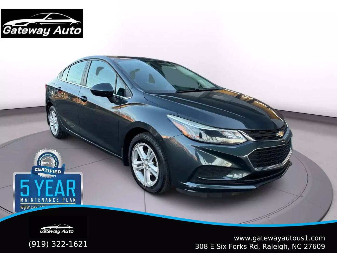 2018 Chevrolet Cruze LT — Sedan — 86,594 mi — Raleigh, NC