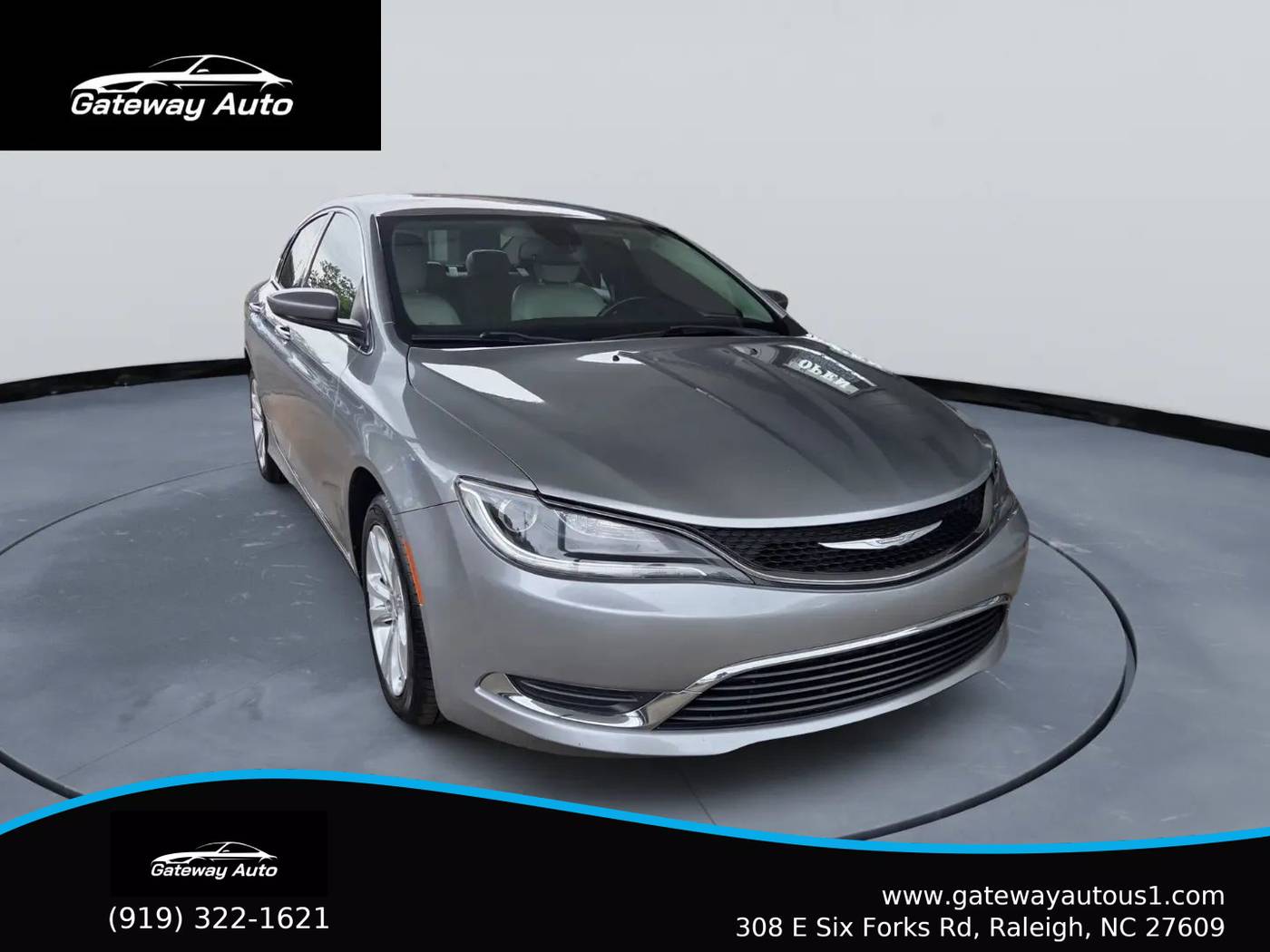 2017 Chrysler 200 Limited Platinum — Sedan — 100,030 mi — Raleigh, NC