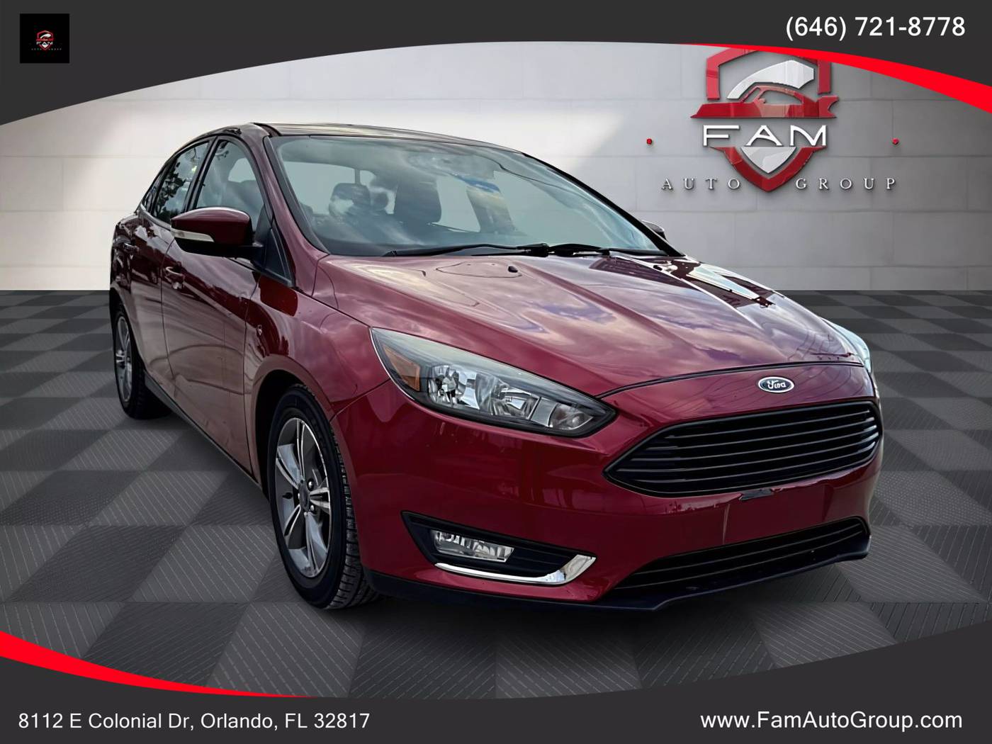 2017 Ford Focus SE — Sedan — 70,150 mi — Orlando, FL