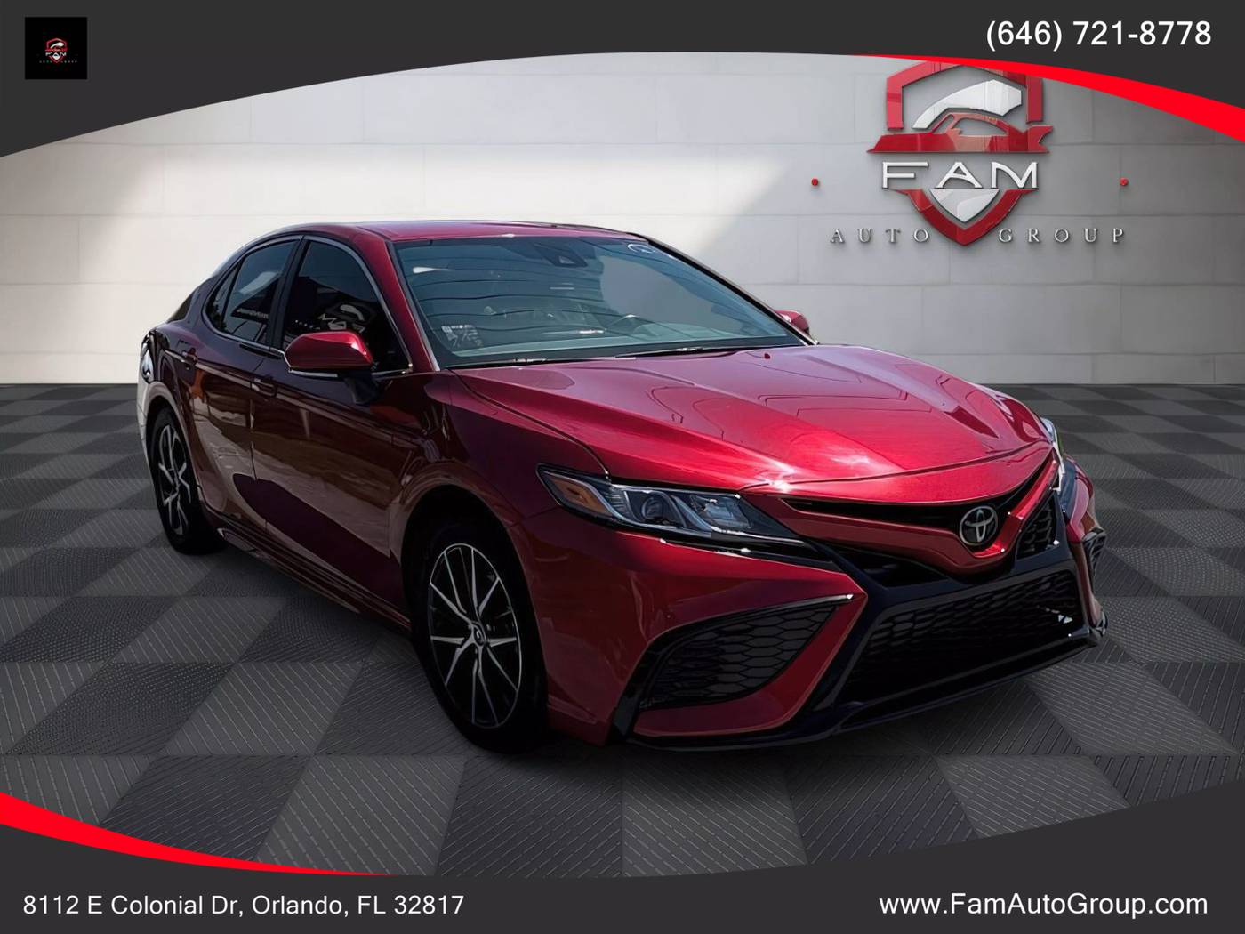 2022 Toyota Camry SE — Sedan — 143,736 mi — Orlando, FL
