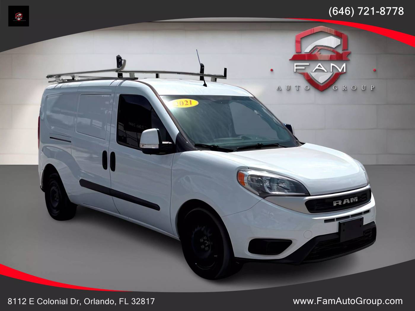2021 Ram ProMaster City Cargo Van Tradesman SLT — Cargo Van — 75,277 mi — Orlando, FL