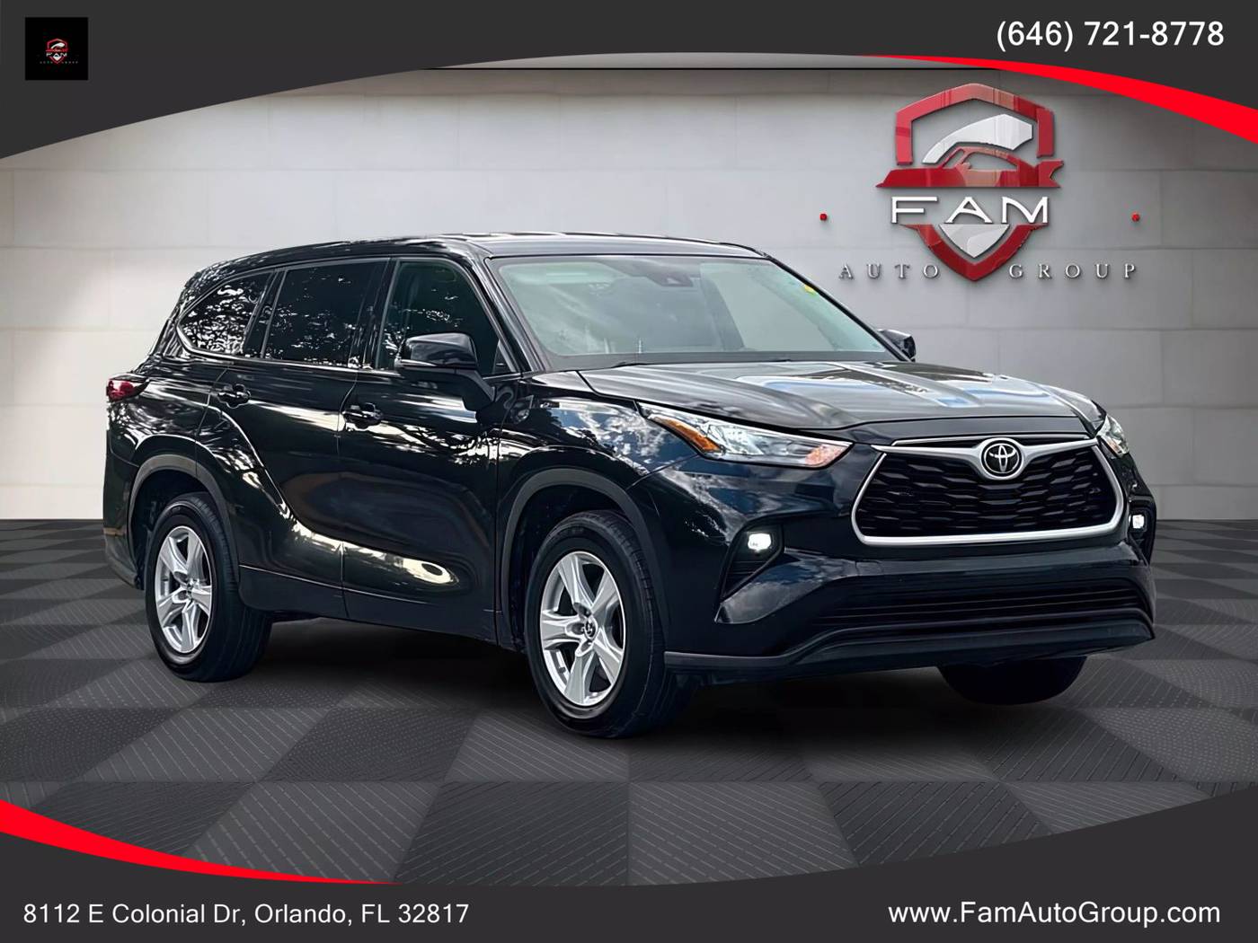 2021 Toyota Highlander LE — SUV — 37,771 mi — Orlando, FL