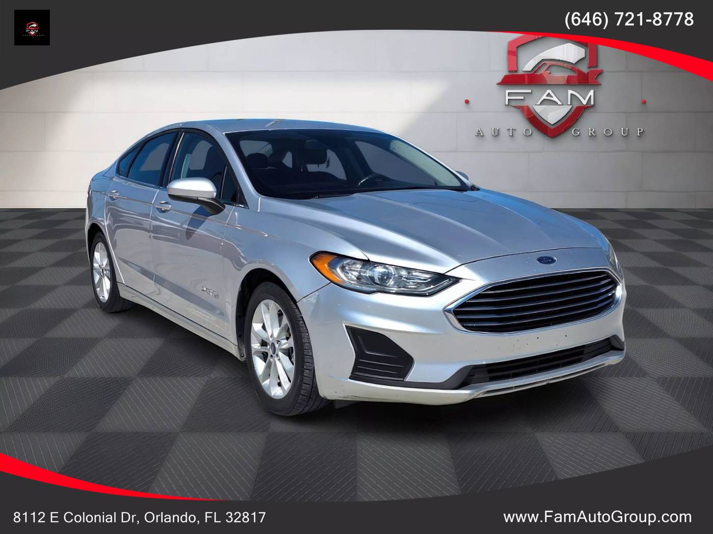 2019 Ford Fusion Hybrid SE — Sedan — 122,211 mi — Orlando, FL
