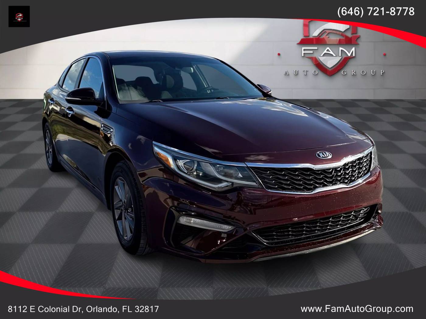 2020 Kia Optima LX — Sedan — 73,678 mi — Orlando, FL