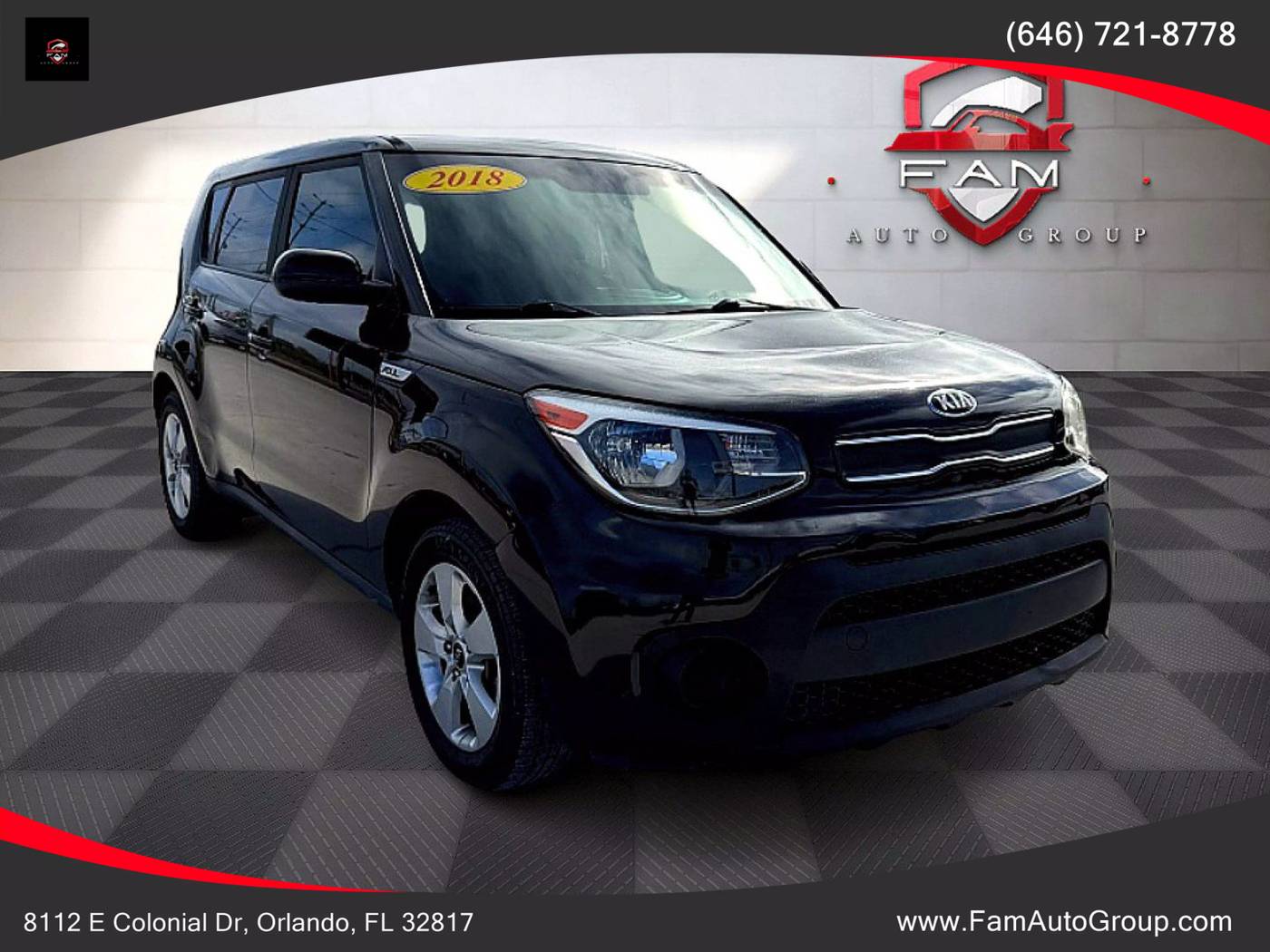 2018 Kia Soul Base — Hatchback — 115,575 mi — Orlando, FL