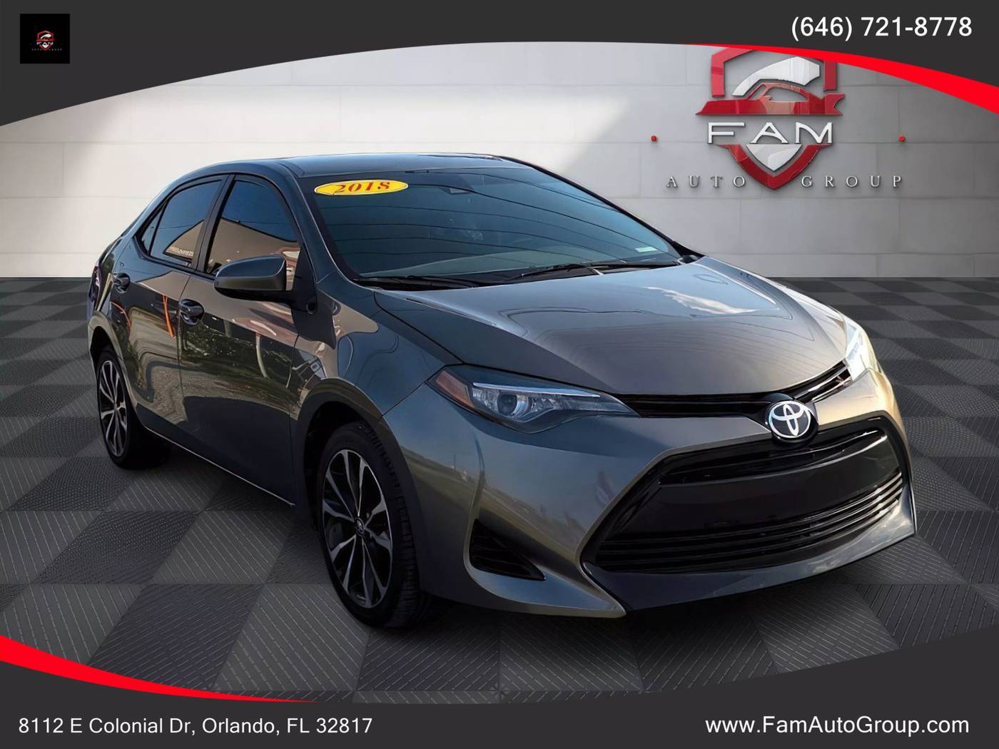 2018 Toyota Corolla LE — Sedan — 43,324 mi — Orlando, FL