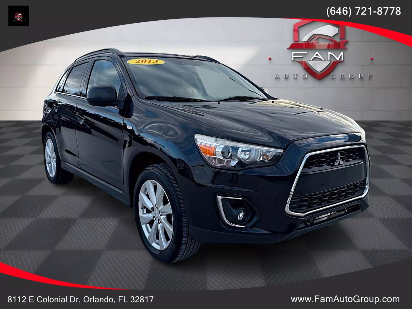 2013 Mitsubishi Outlander Sport SE — SUV — 93,796 mi — Orlando, FL