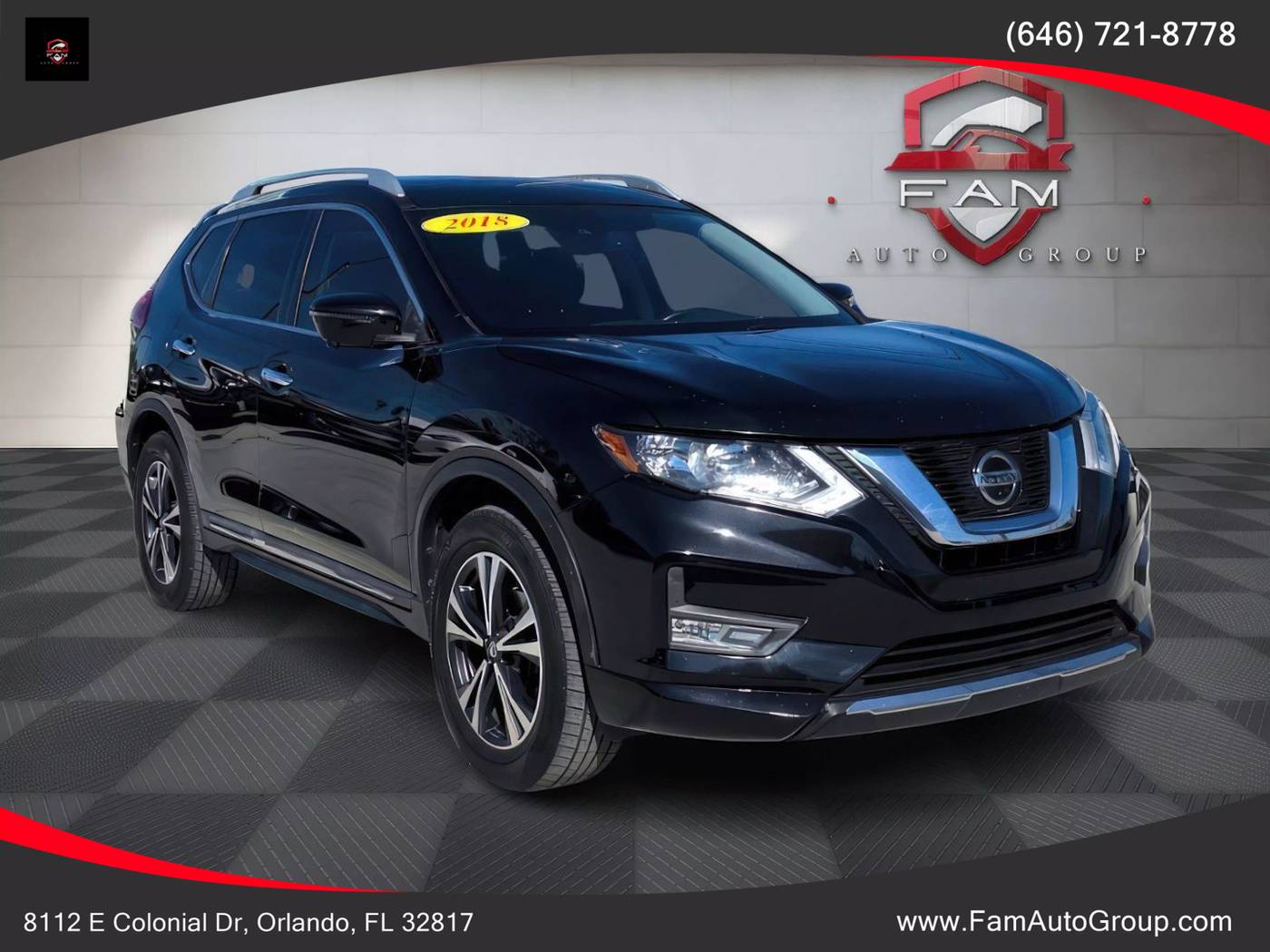 2018 Nissan Rogue SL — SUV — 121,357 mi — Orlando, FL