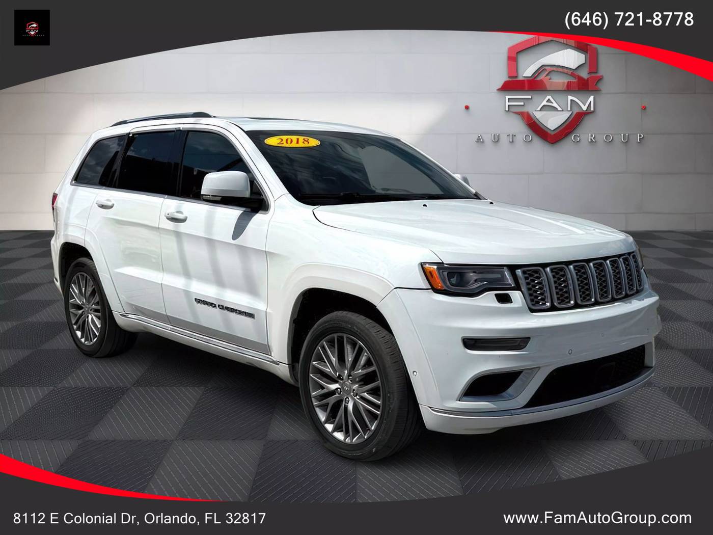2017 Jeep Grand Cherokee Summit — SUV — 83,491 mi — Orlando, FL