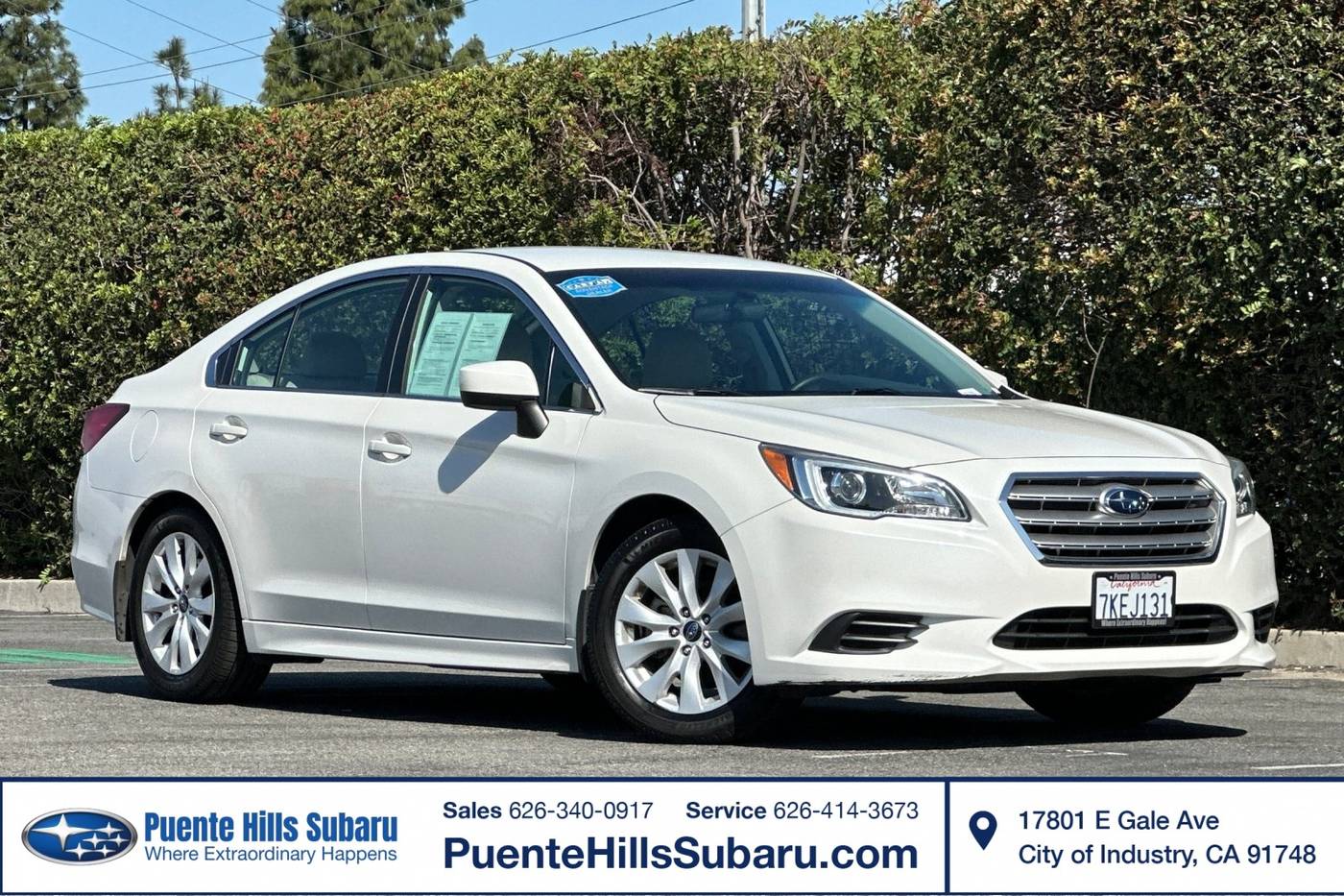2015 Subaru Legacy 2.5i Premium — Sedan — 56,865 mi — City of Industry, CA
