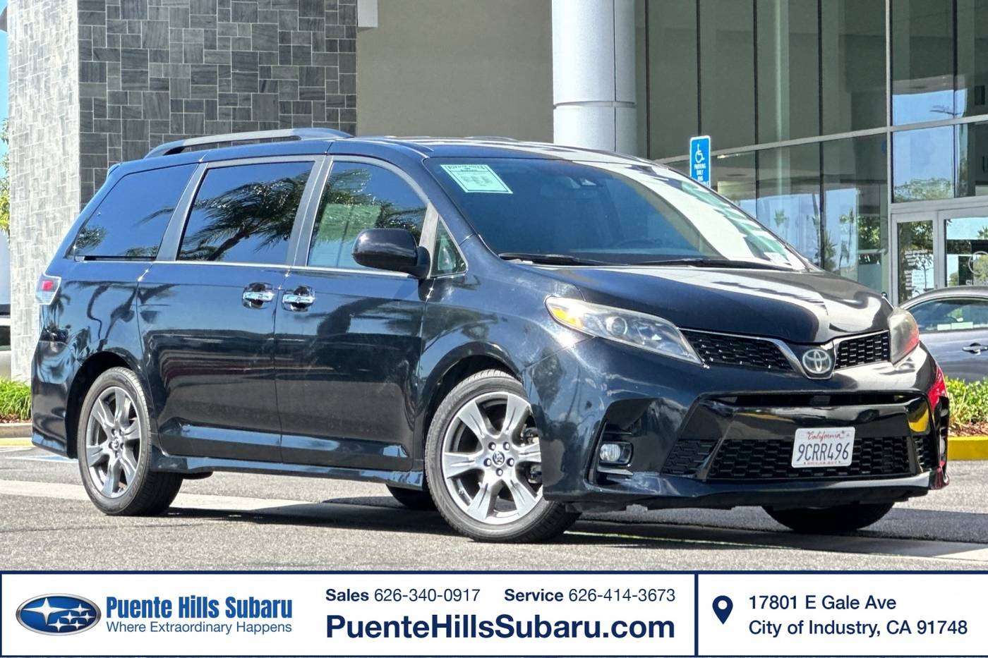 2019 Toyota Sienna SE — Minivan — 67,203 mi — City of Industry, CA