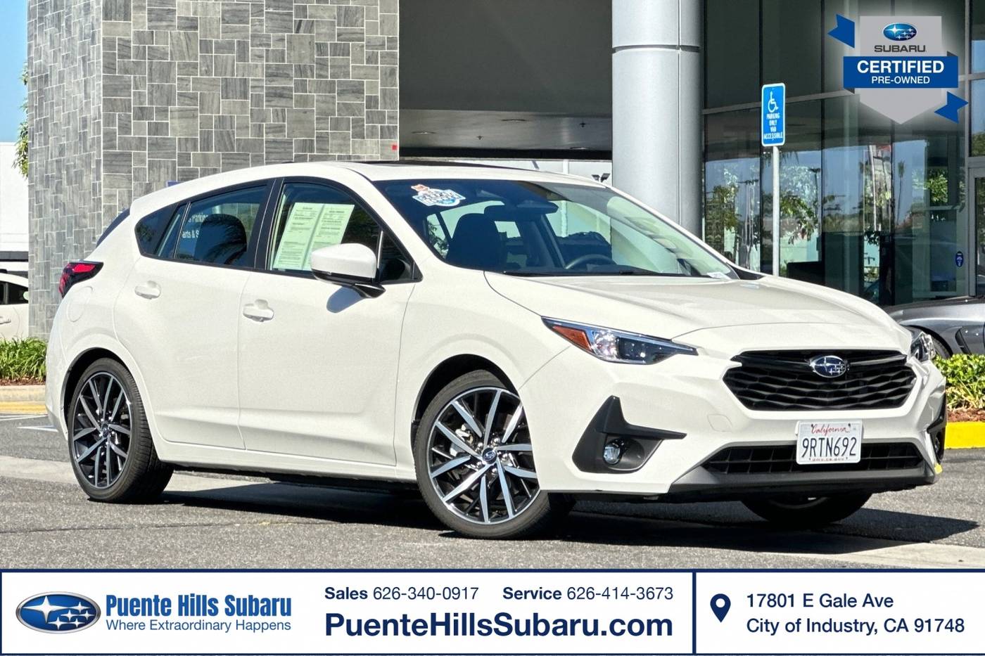 2024 Subaru Impreza Sport — Hatchback — 6,774 mi — City of Industry, CA