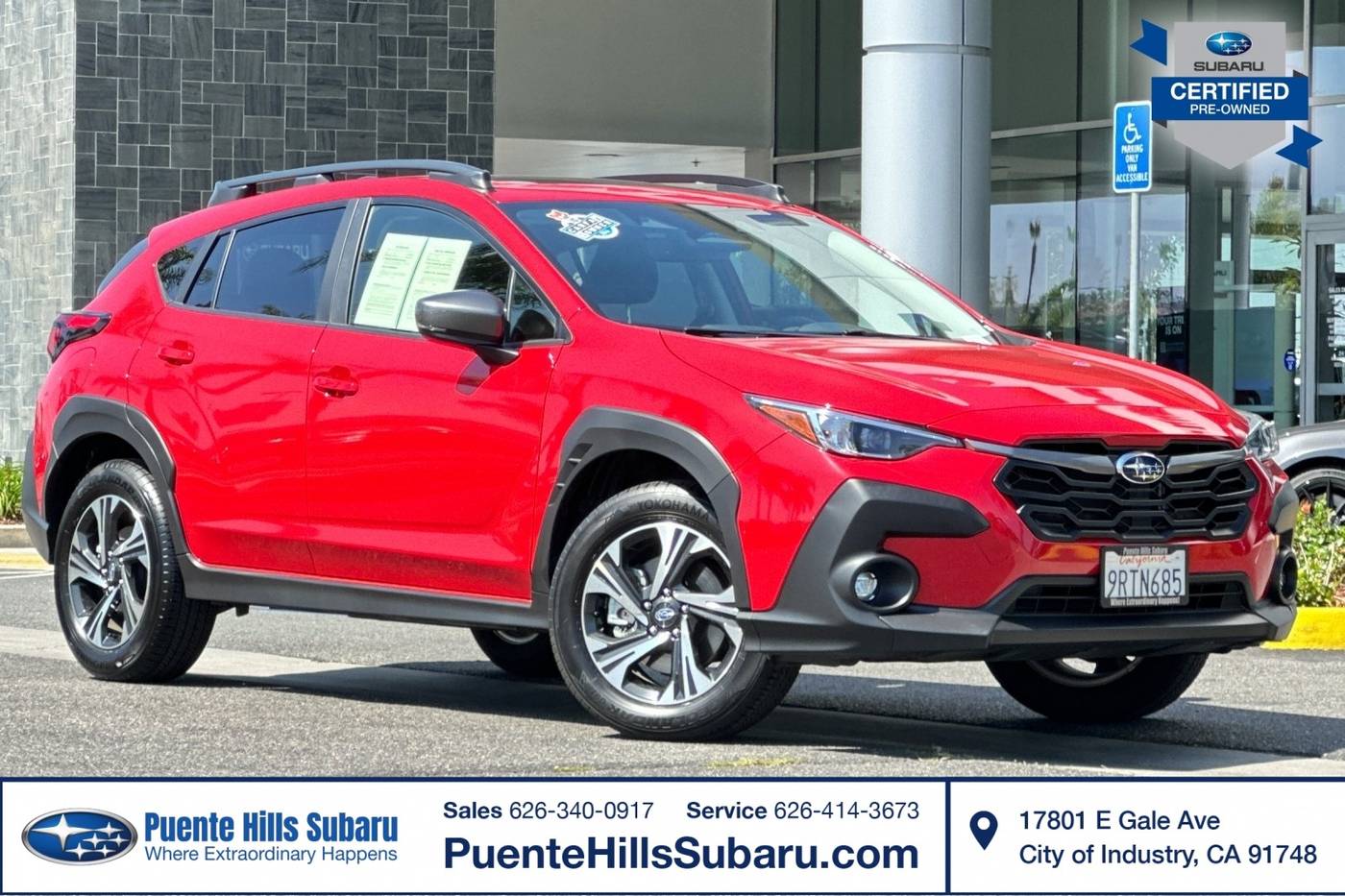 2024 Subaru Crosstrek Premium — SUV — 9,518 mi — City of Industry, CA