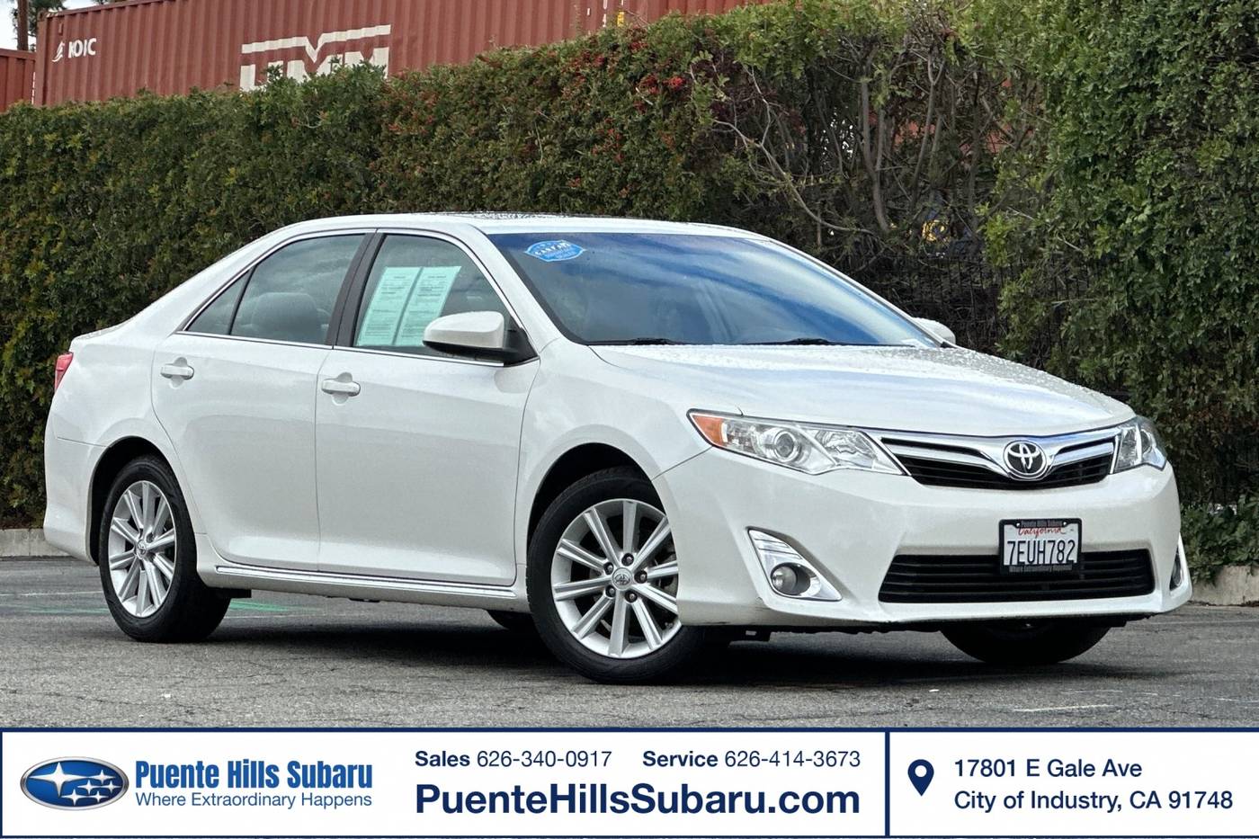 2014 Toyota Camry XLE — Sedan — 50,716 mi — City of Industry, CA
