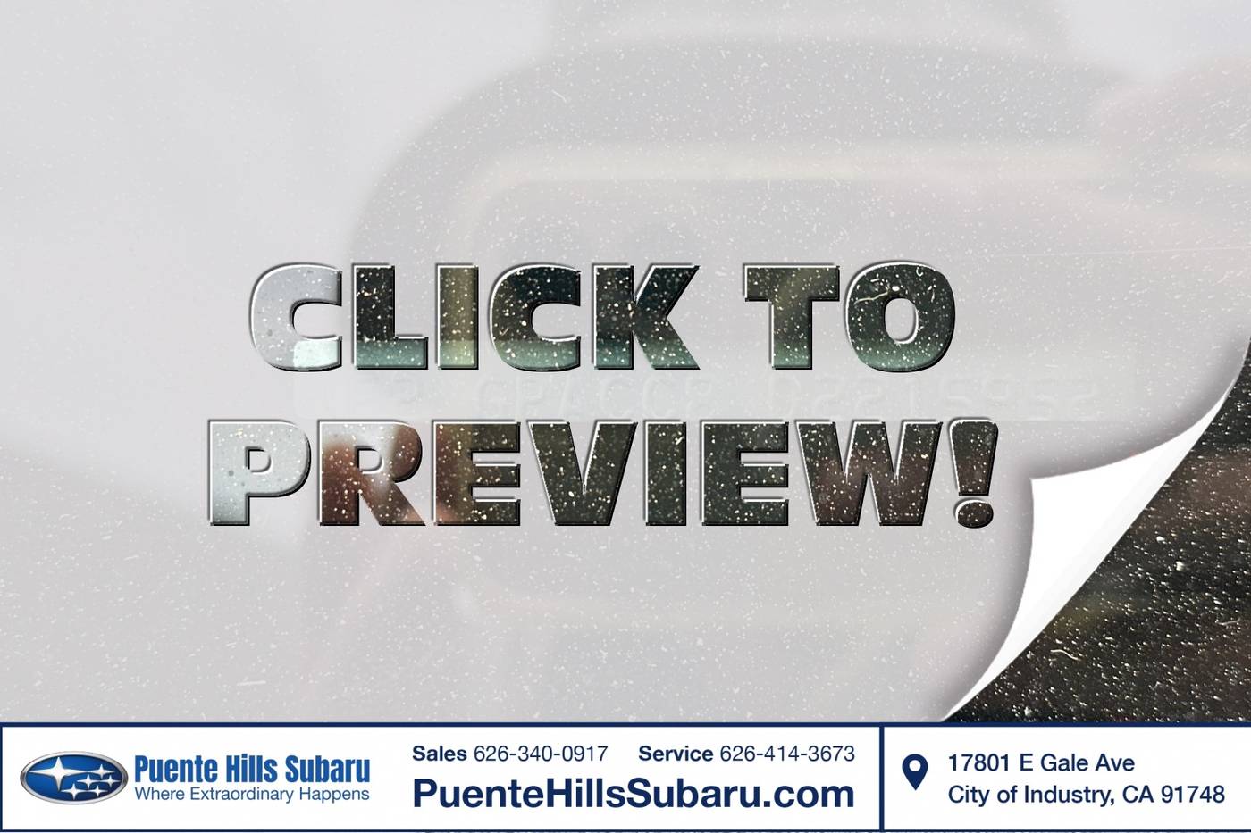 2013 Subaru XV Crosstrek 2.0i Premium — SUV — 87,760 mi — City of Industry, CA