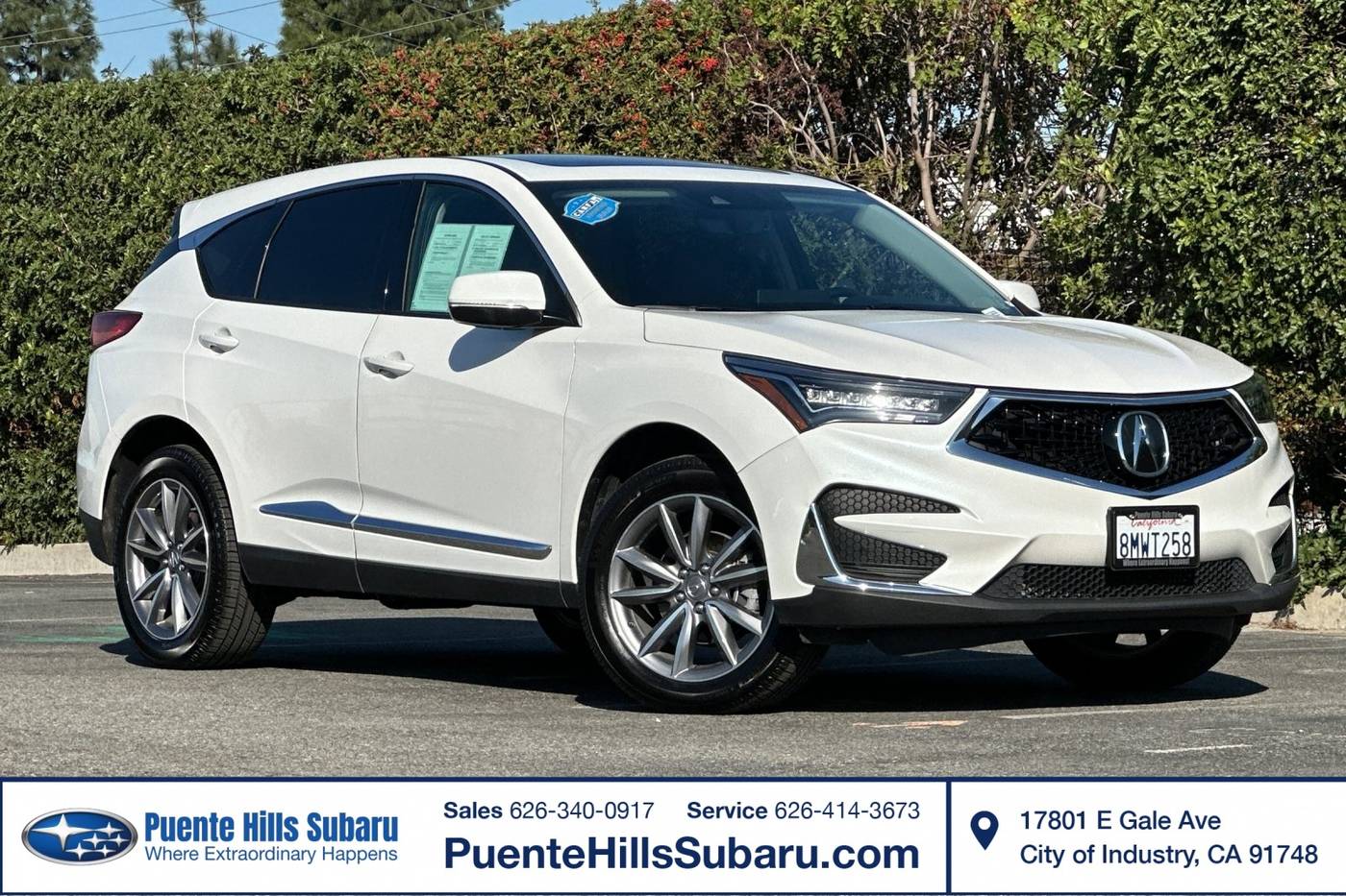 2020 Acura RDX Technology Package — SUV — 66,637 mi — City of Industry, CA