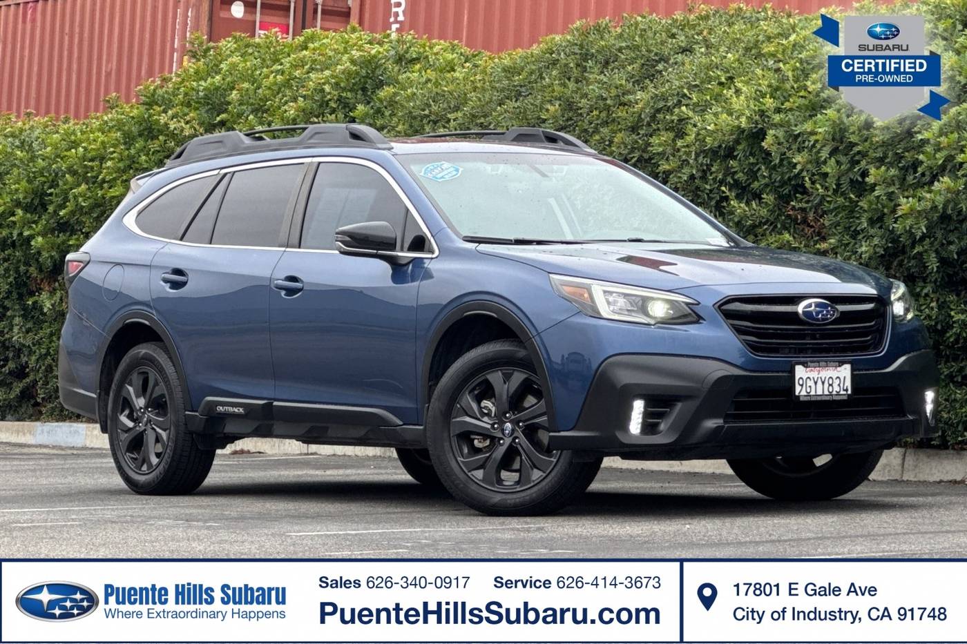 2020 Subaru Outback 2.4T Onyx Edition XT — SUV — 60,685 mi — City of Industry, CA