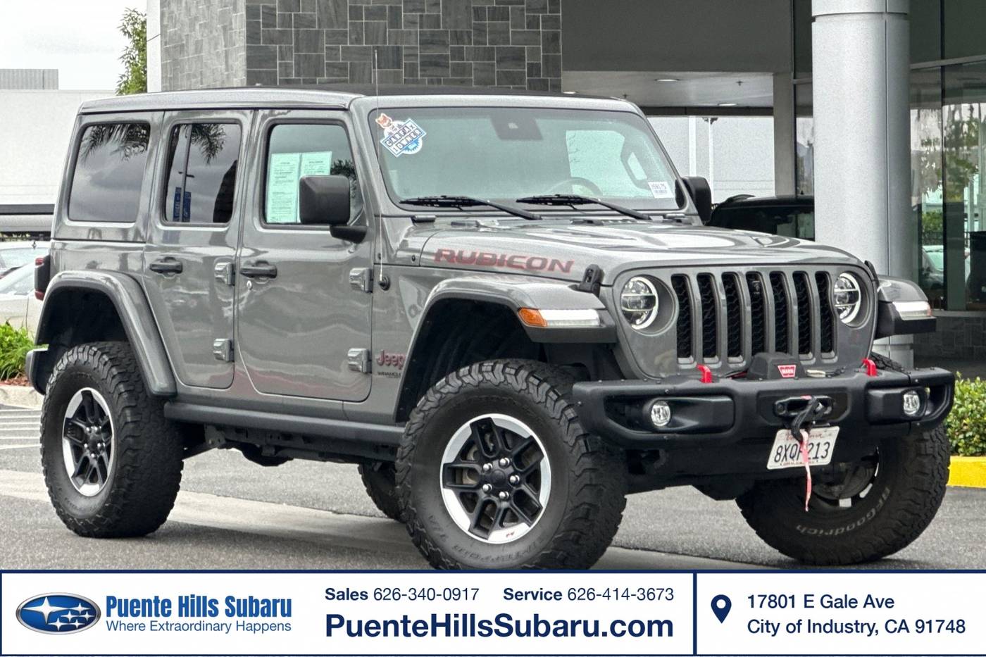 2021 Jeep Wrangler Rubicon — SUV — 92,916 mi — City of Industry, CA