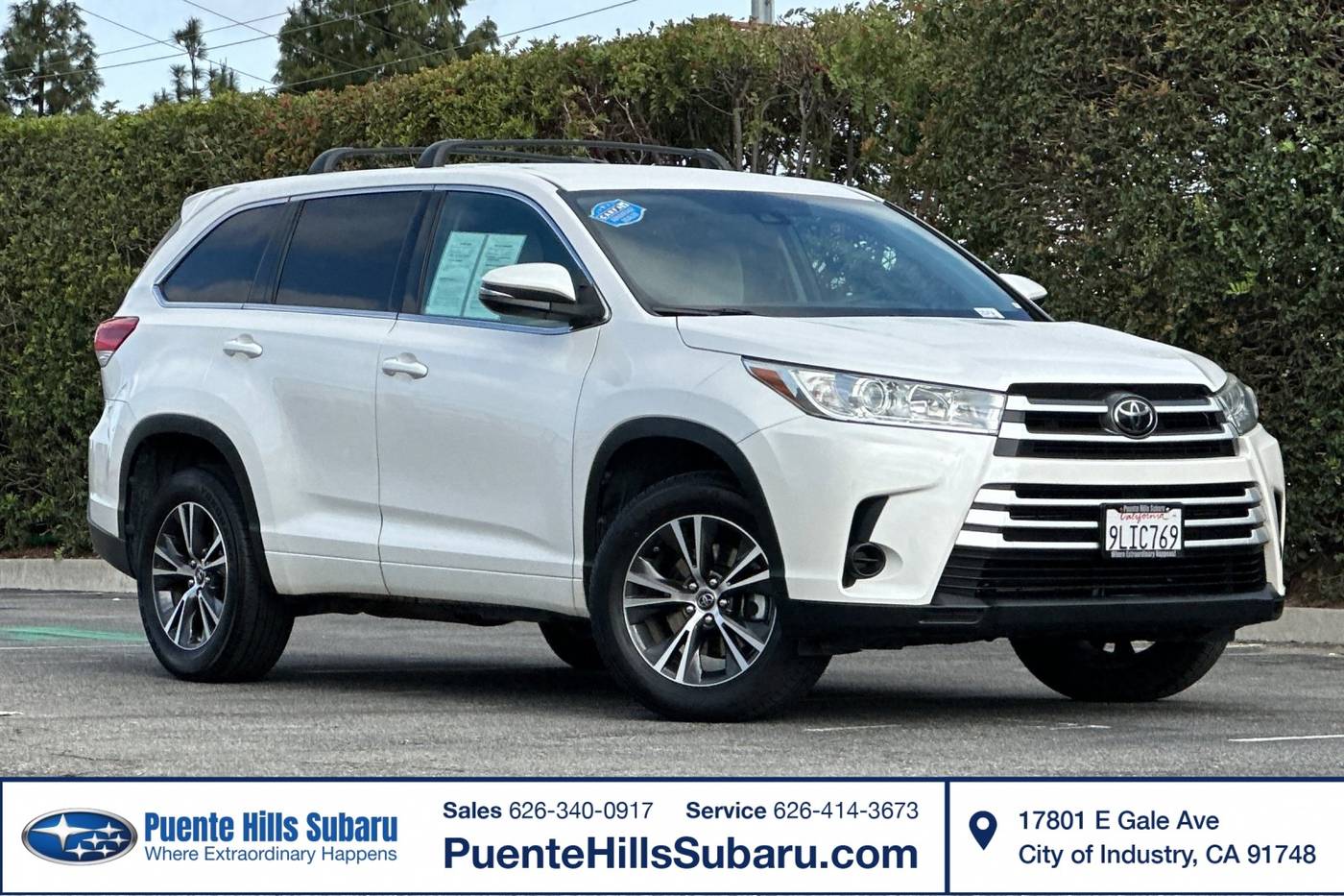 2017 Toyota Highlander LE V6 — SUV — 64,966 mi — City of Industry, CA