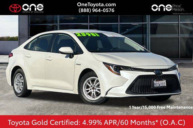 2020 Toyota Corolla Hybrid LE — Sedan — 30,595 mi — Oakland, CA